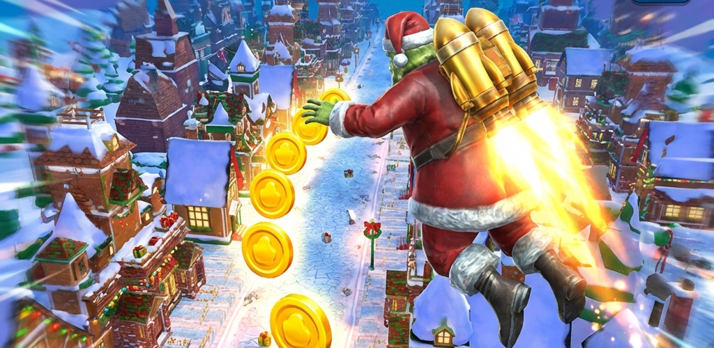Santa Run Christmas Rush 3D artwork